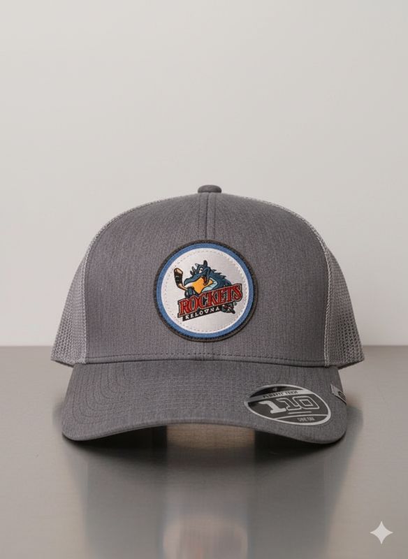 TravisMatthew Heather Grey Hat with Primary Logo Patch