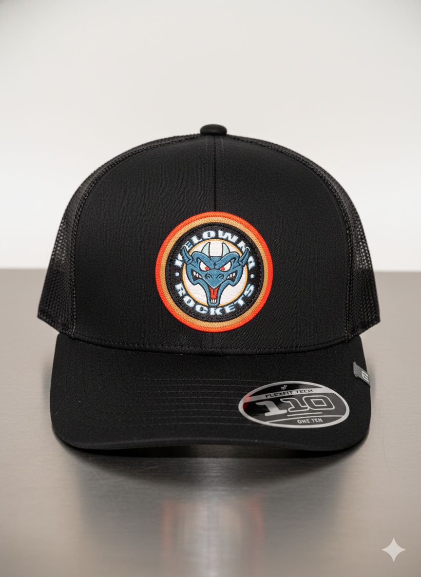 TravisMatthew Black Hat with Secondary Logo Patch