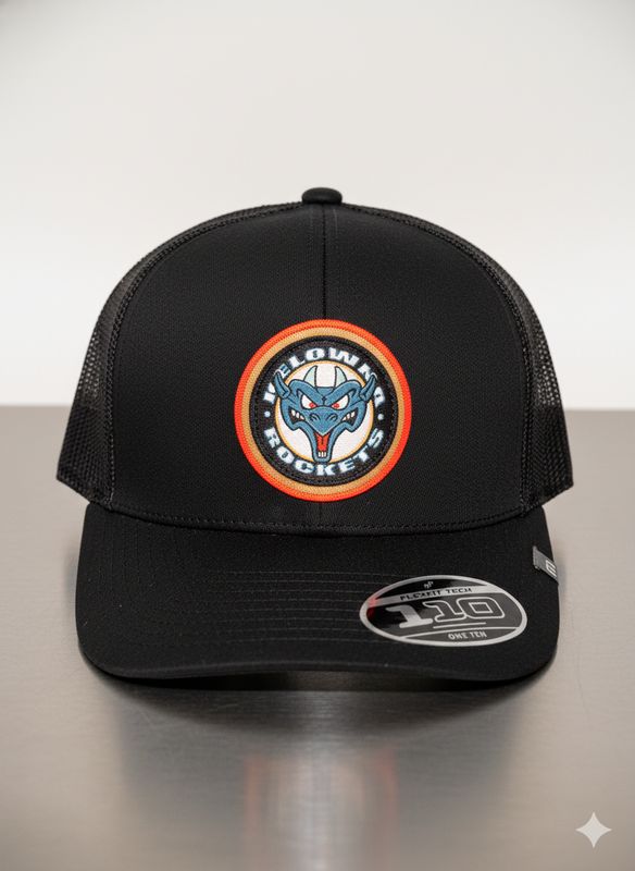 TravisMatthew Black Hat with Secondary Logo Patch