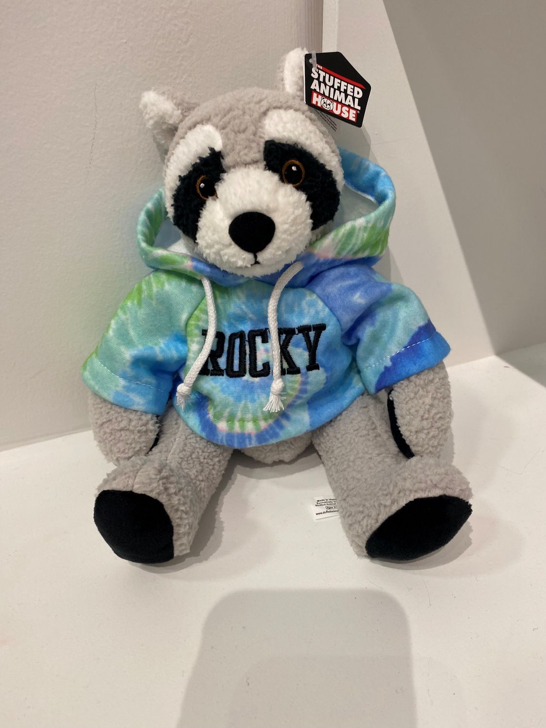 Rocky Racoon Stuffed Animal - Various Hoodys
