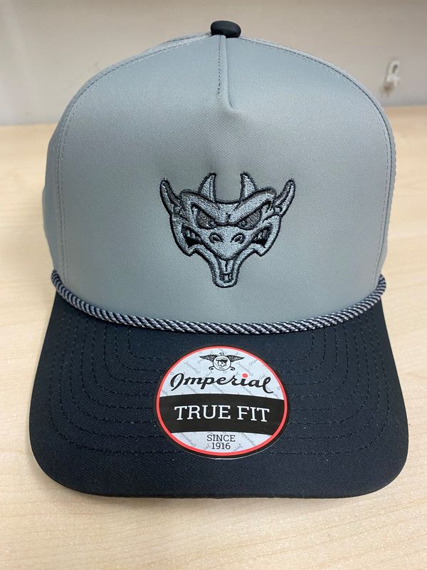 Imperial Grey/Black Rope Hat - Oggy Embroidery - KR Side Hit