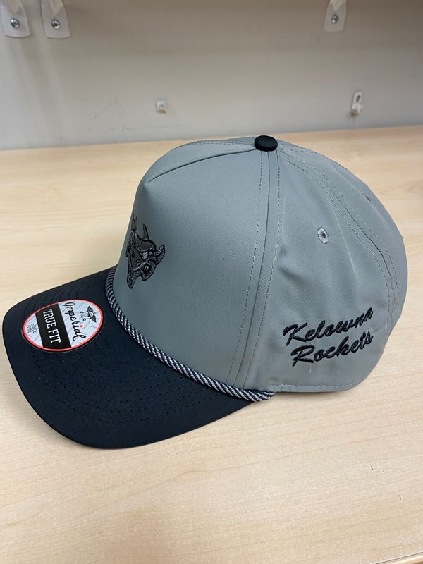 Imperial Grey/Black Rope Hat - Oggy Embroidery - KR Side Hit
