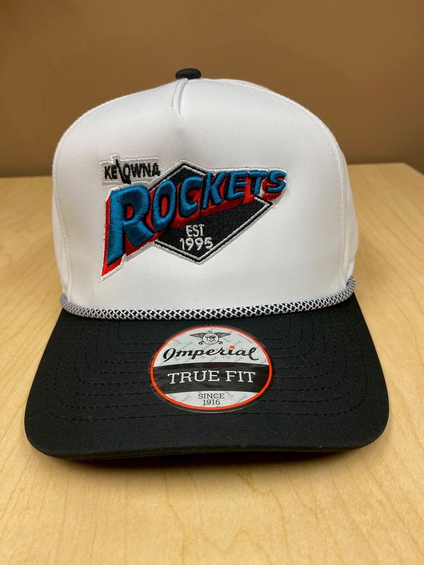 Imperial Wrightson Hat - White/Blk&amp;Wht Rope / Retro Logo