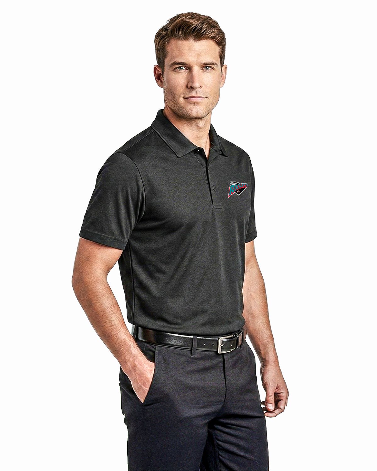 Rockets All Pro Polo, Colour: Black, Size: Small