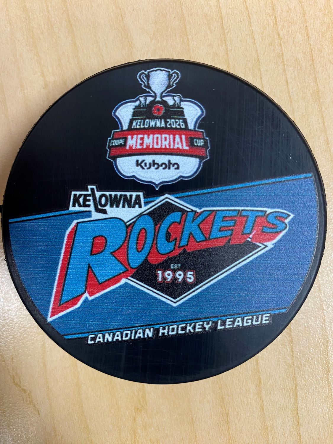 Memorial Cup Host Puck