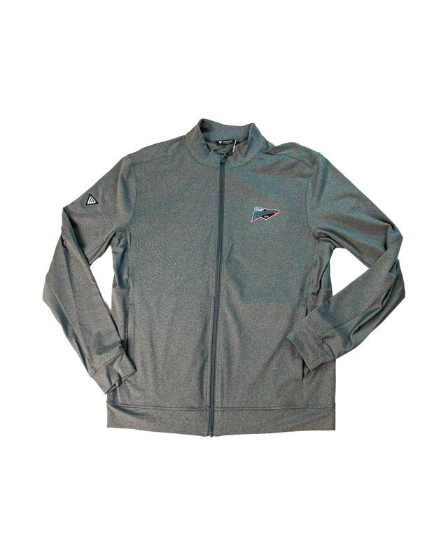 Alec Full Zip Jacket / Heather Charcoal