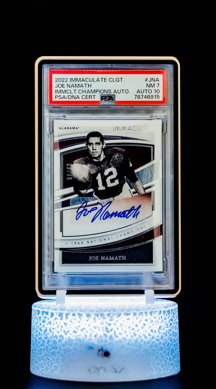 2022 Immaculate Collegiate Immaculate Champions Autographs Jimmy Garoppolo (SN:03/49) #IC-JNA (PSA Card NM 7, Auto 10 PSA: #78746915)