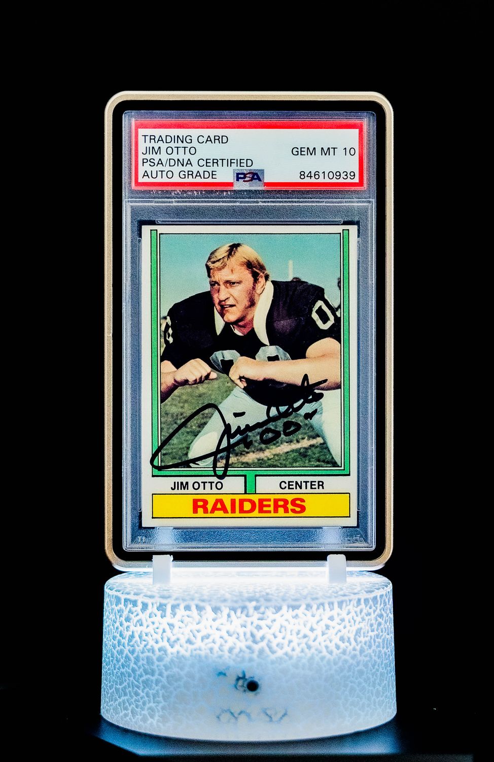 Jim Otto TCG Auto #409 (PSA GEM MT 10 Auto Grade PSA: #84610939)