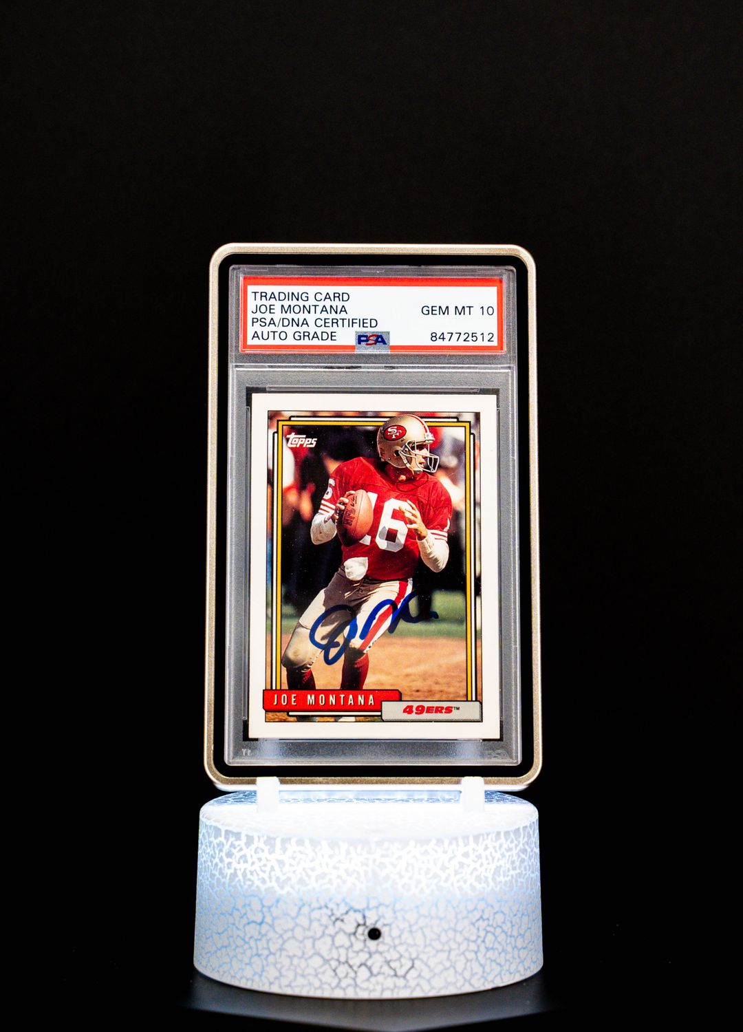 1992 Topps Joe Montana Auto #719 PSA GEM MT 10, Auto 10