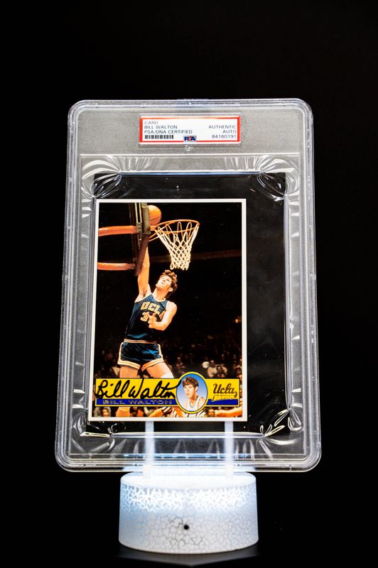 4x6 Jumbo Basketball Card Autographed by Bill Walton (UCLA)