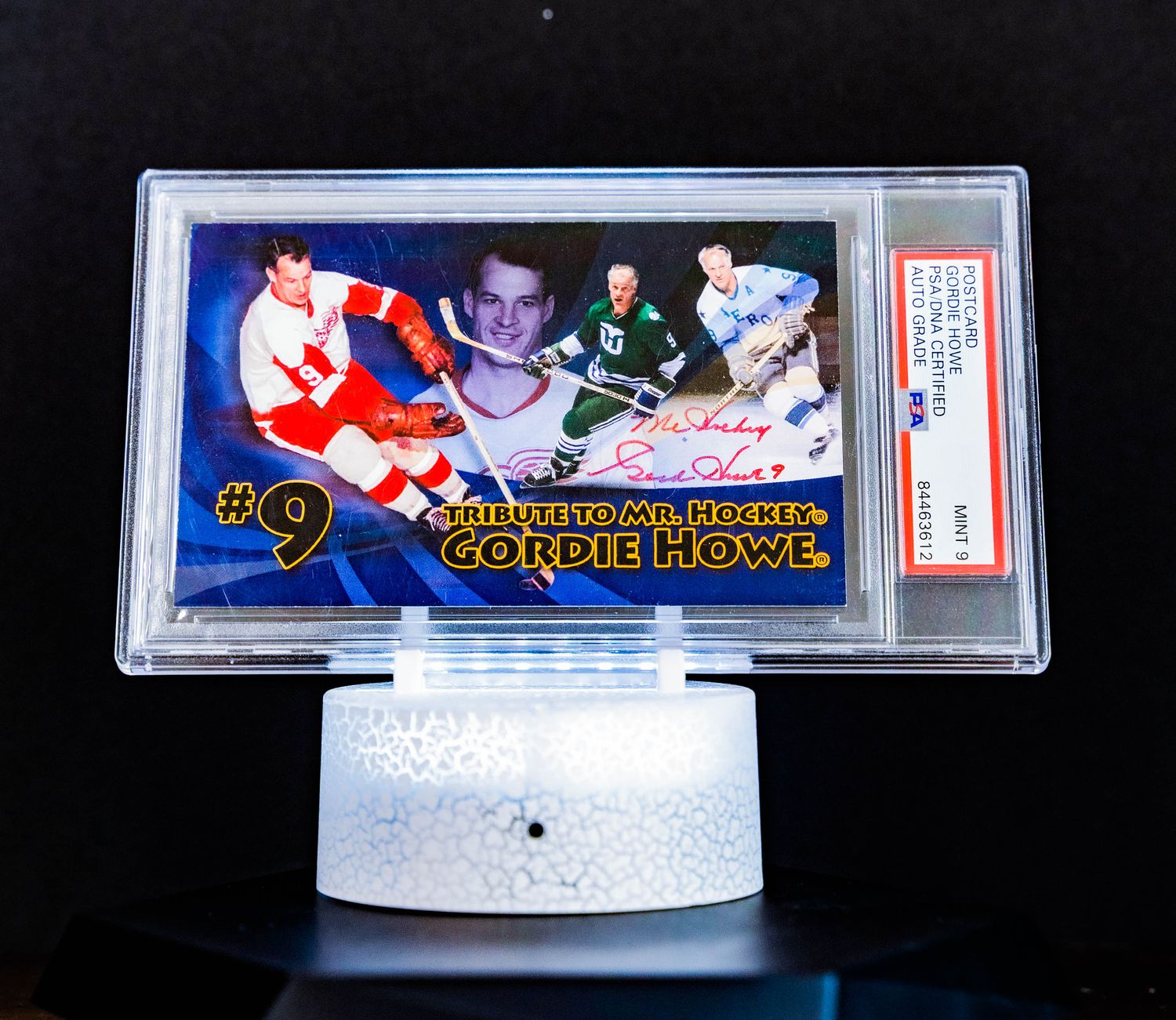 Tribute to Mr. Hockey Gordie Howe Auto (Postcard)