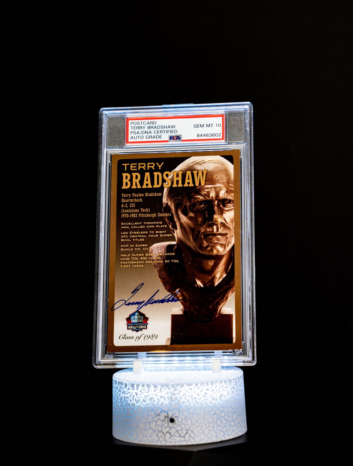 Class of 1989 Post Card Terry Bradshaw (Medium Card) 123/150