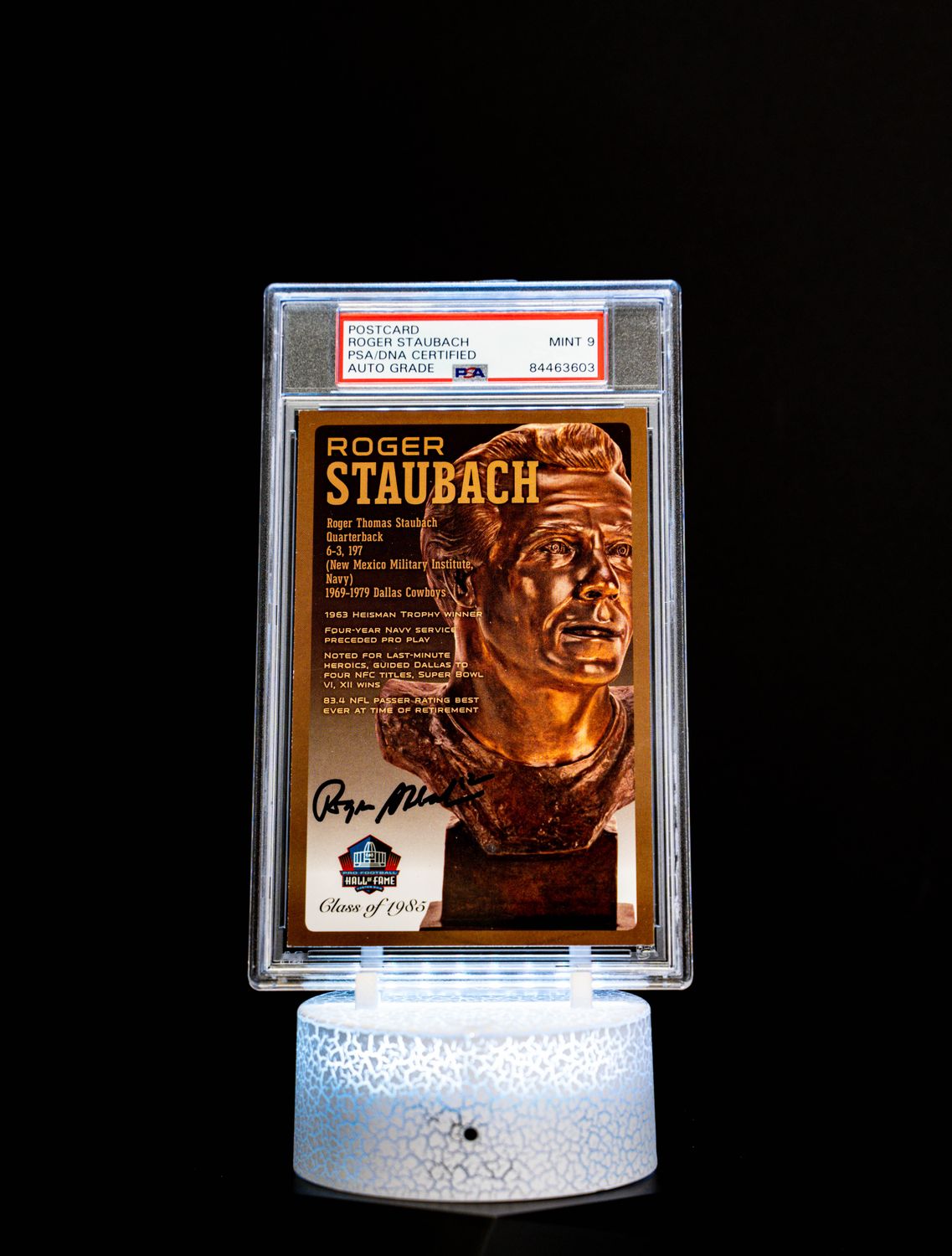 Class of 1985 Post Card Roger Staubach (Medium Card) 146/150
