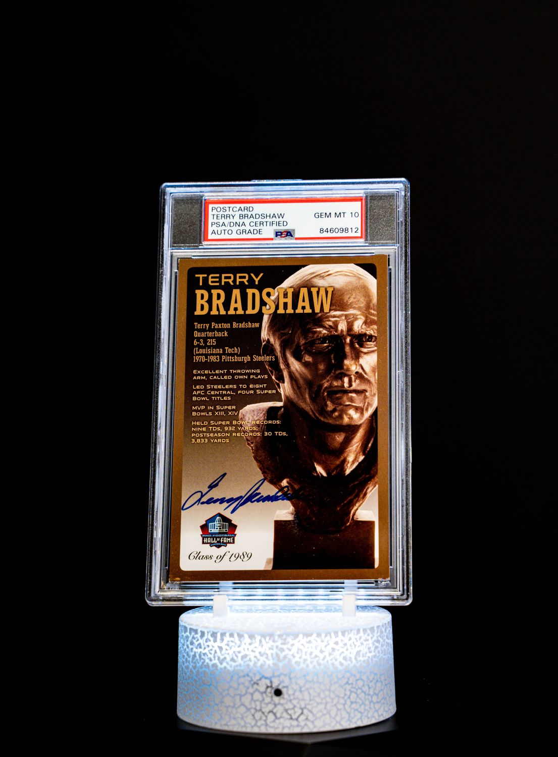 Class of 1989 Post Card Terry Bradshaw (Medium Card) 109/150