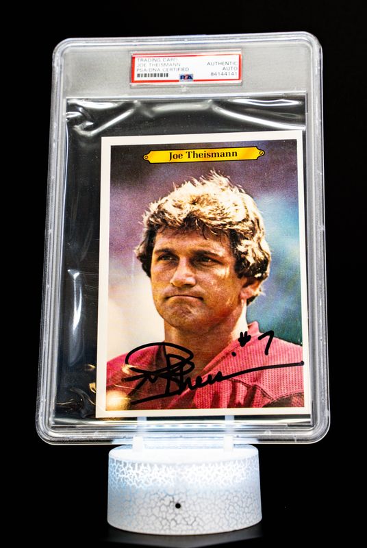 1980 Topps Autographed Oversized Card Joe Theismann #16 – PSA/DNA Certified Auto – Limited Edition