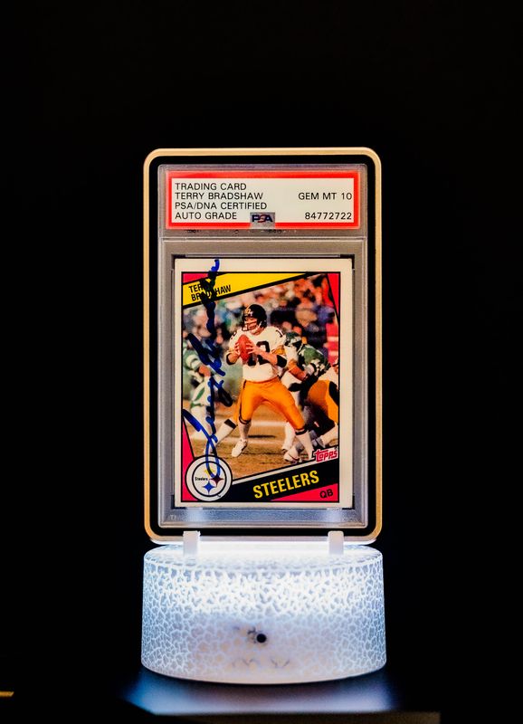 1984 Topps Chewing Gum Terry Bradshaw Auto #162 PSA GEM MT 10, Auto 10