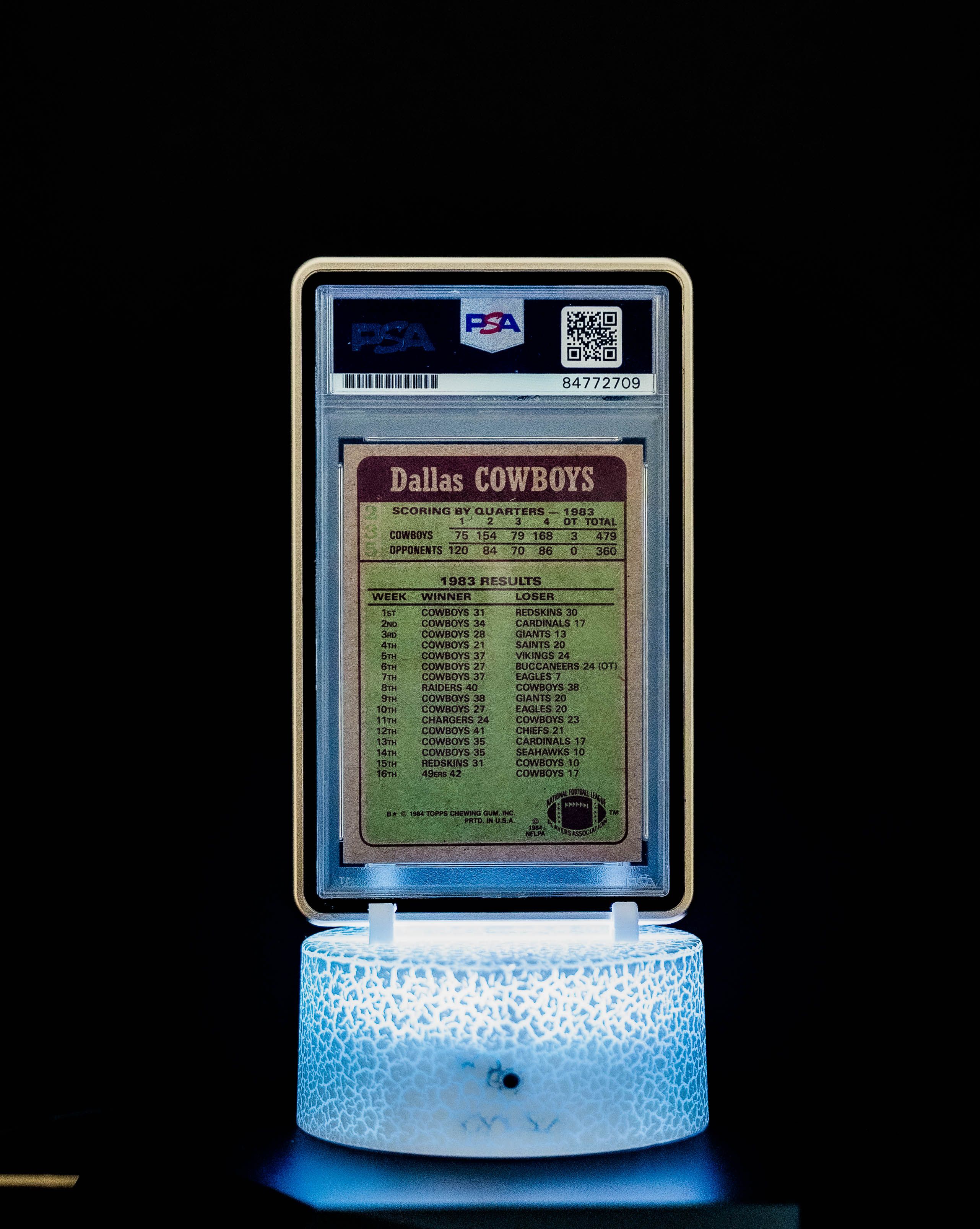 1984 Topps Team Leaders Tony Dorsett #235 PSA Auto GEM MT 10