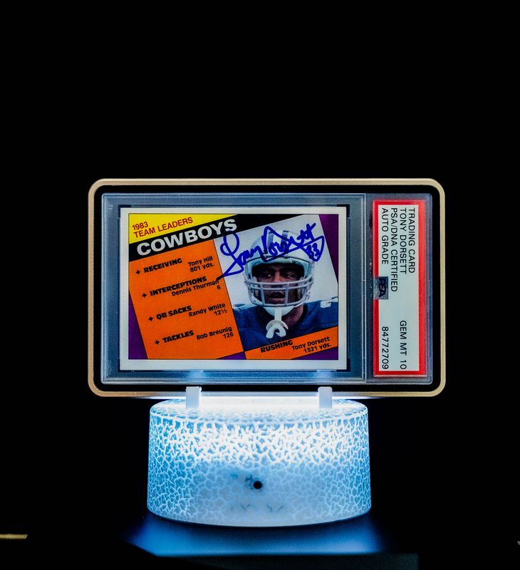 1984 Topps Team Leaders Tony Dorsett #235 PSA Auto GEM MT 10