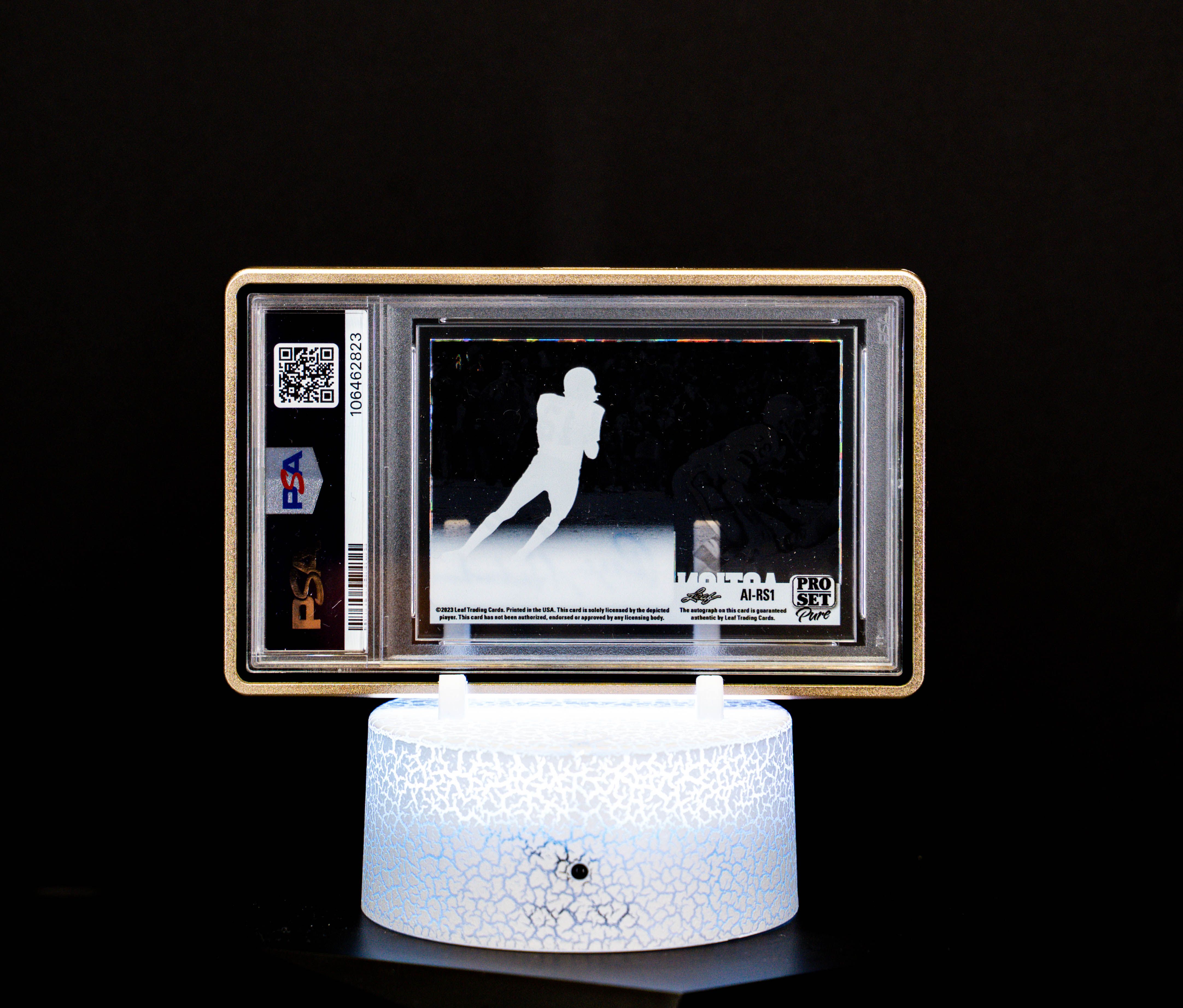 2023 Pro Set Pure Silver Spectrum Roger Staubach Auto SN2/6 PSA GEM MT 10 Auto 9 #AIRS1