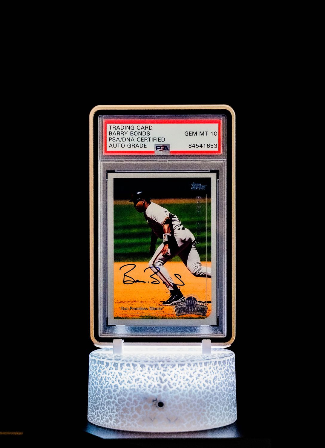 1999 Topps Opening Day Barry Bonds Auto #129 PSA GEM MT 10, Auto 10