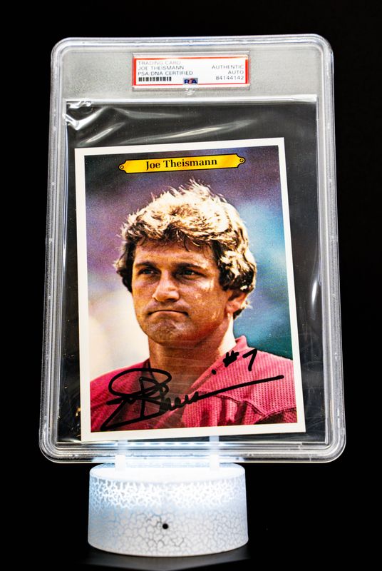 1980 Topps Autographed Oversized Card Joe Theismann #16 – PSA/DNA Certified Auto – Limited Edition