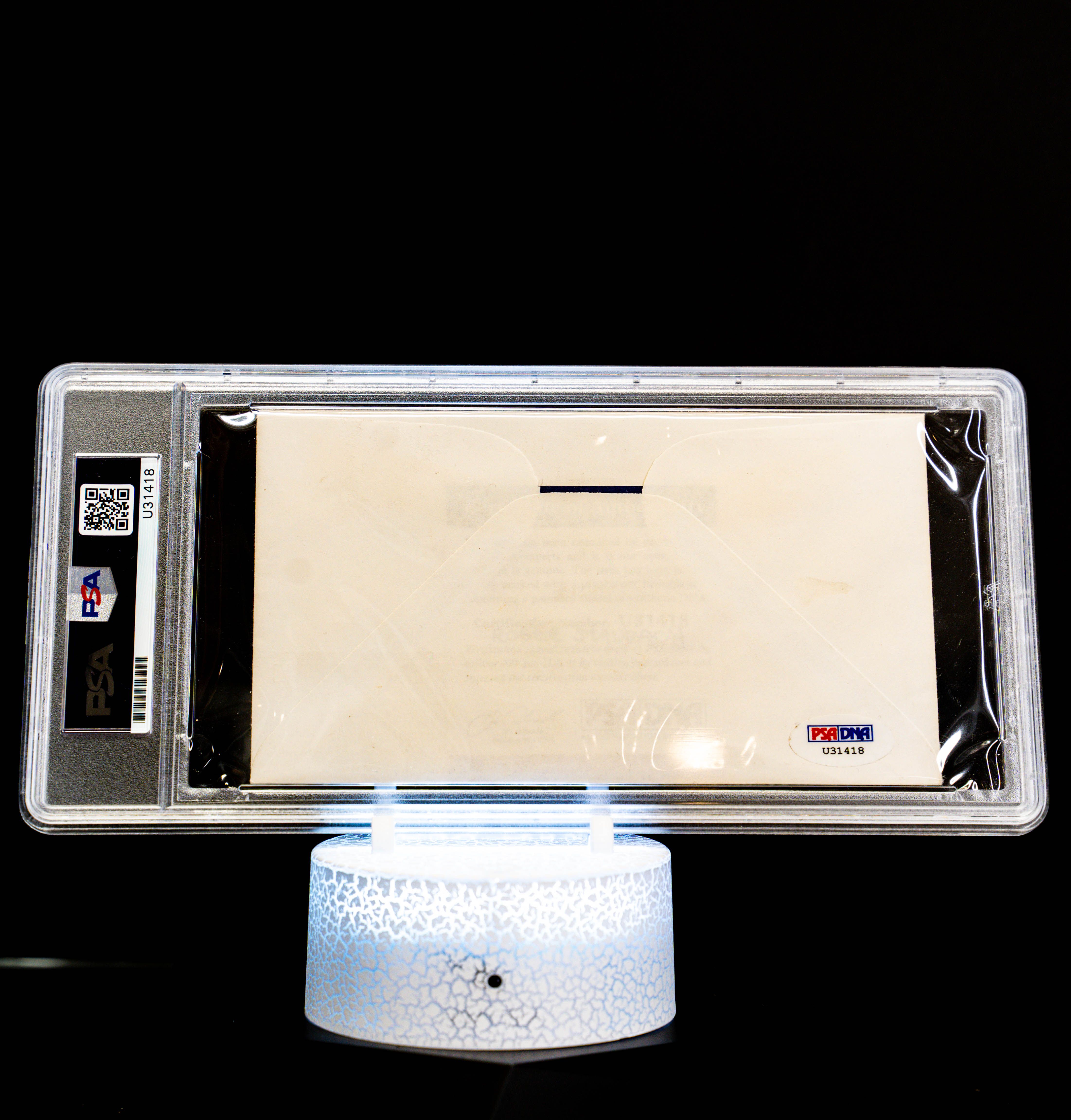 Cache First Day Cover Envelope Hall of Famer Roger Staubach – PSA GEM MT 10 Auto (#U31418)