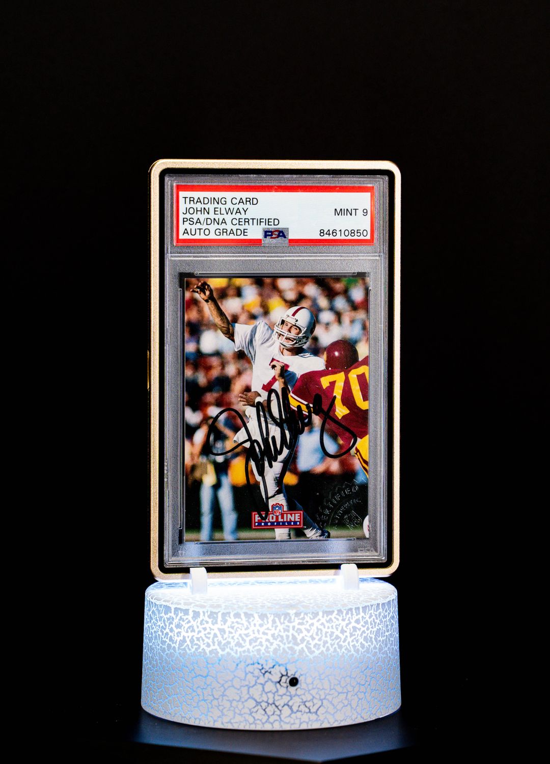 1992 Pro Line Profiles Autograph John Elway PSA Mint 9 #2 of 9