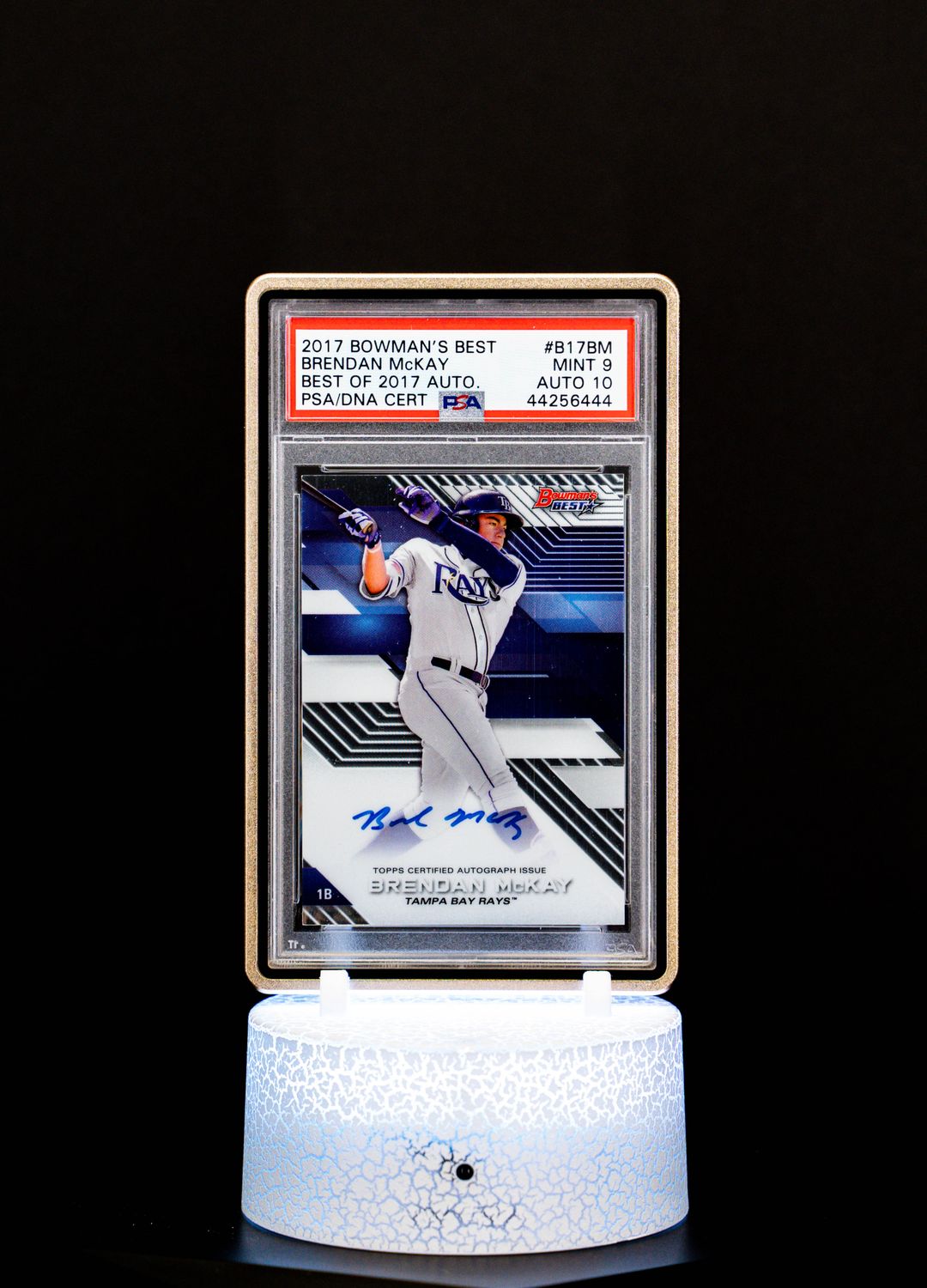 2017 Bowman's Best Best of 2017 Brendan McKay Auto PSA Mint 9 Auto 10 #B17BM