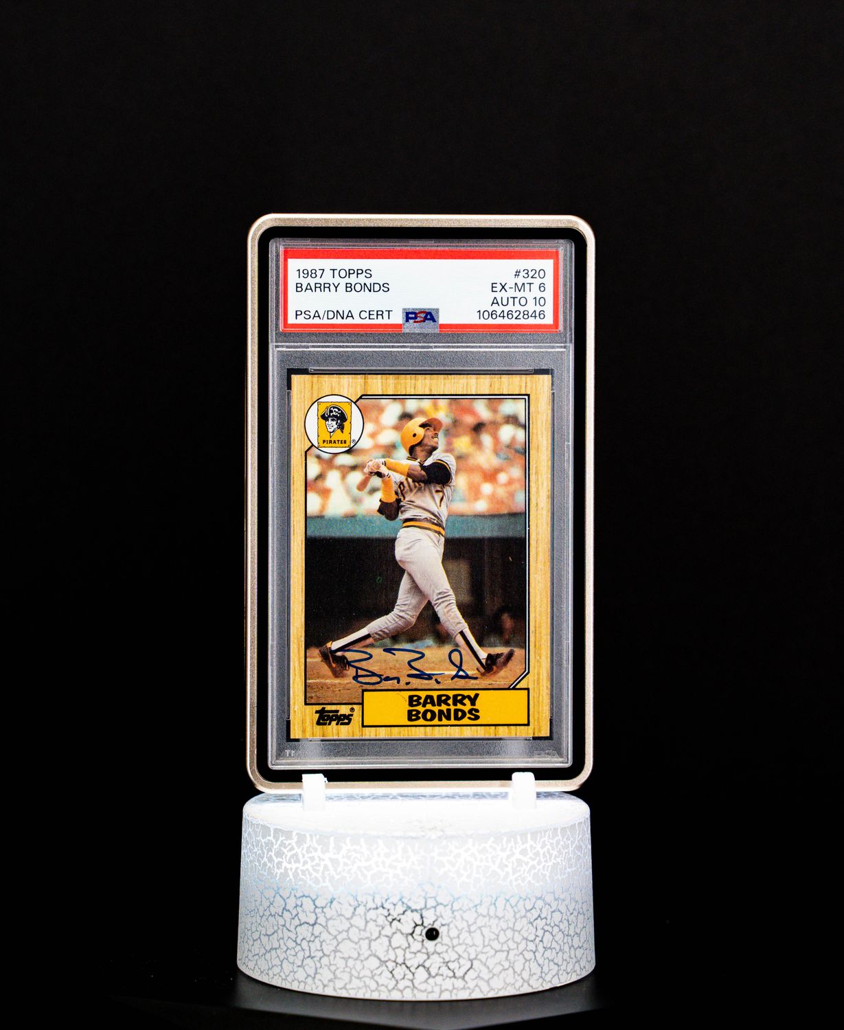 1987 Topps Barry Bonds Autographed #320