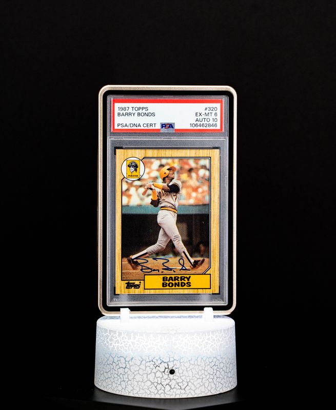 1987 Topps Barry Bonds Autographed #320
