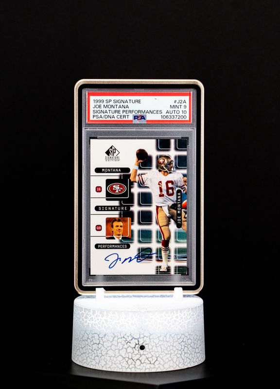 1999 SP Signature, Signature Performances Autographed, Joe Montana #J2A