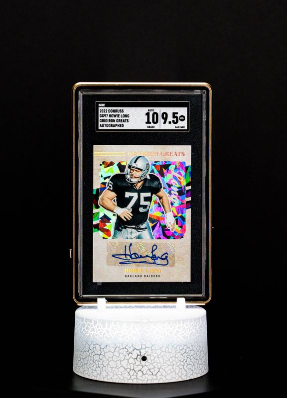 2022 Donruss Gridiron Greats Autographed Howie Long #GG97 (SGC MT-9, Auto 10 SGC: #2892504)