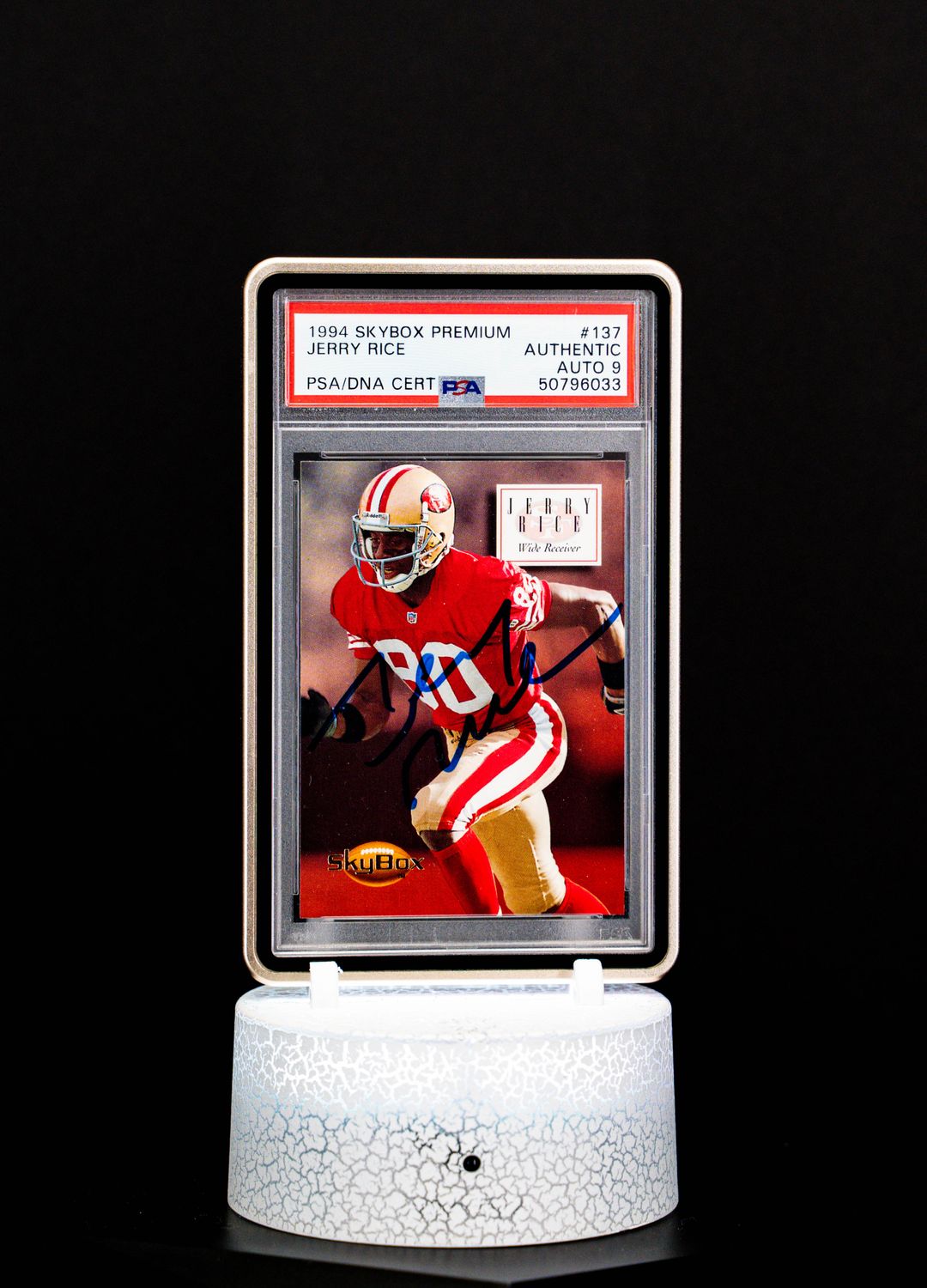 1994 Skybox Premium Autographed, Jerry Rice #137