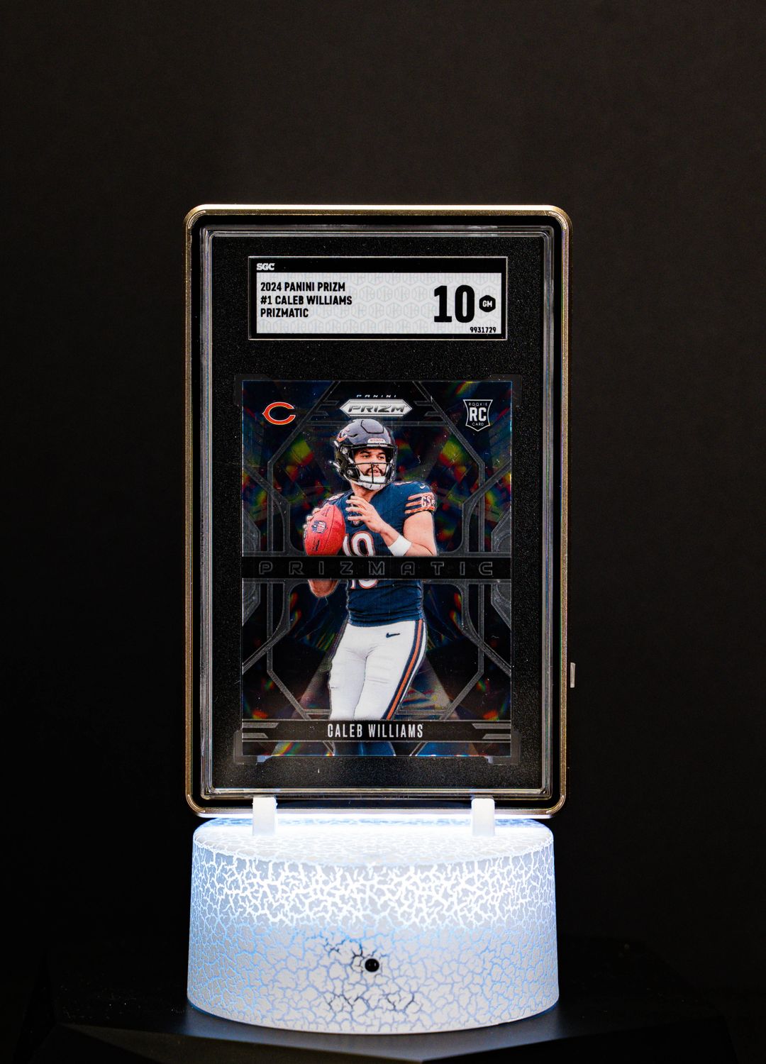 2024 Panini Prizm, Prizmatic (NO AUTOGRAPH), Caleb Williams, #1 (SGC GEM MT 10 SGC: #9931729)