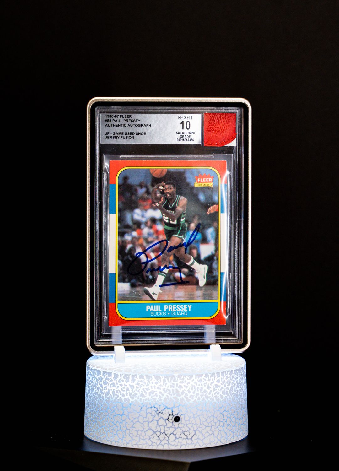 1986-87 Fleer Authentic Autograph, Paul Pressey