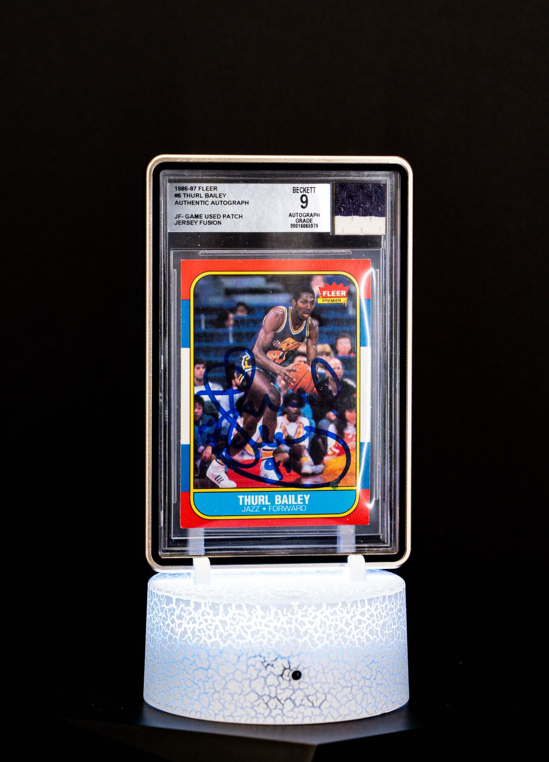 1986-87 Fleer Authentic Autograph, Thurl Bailey #6