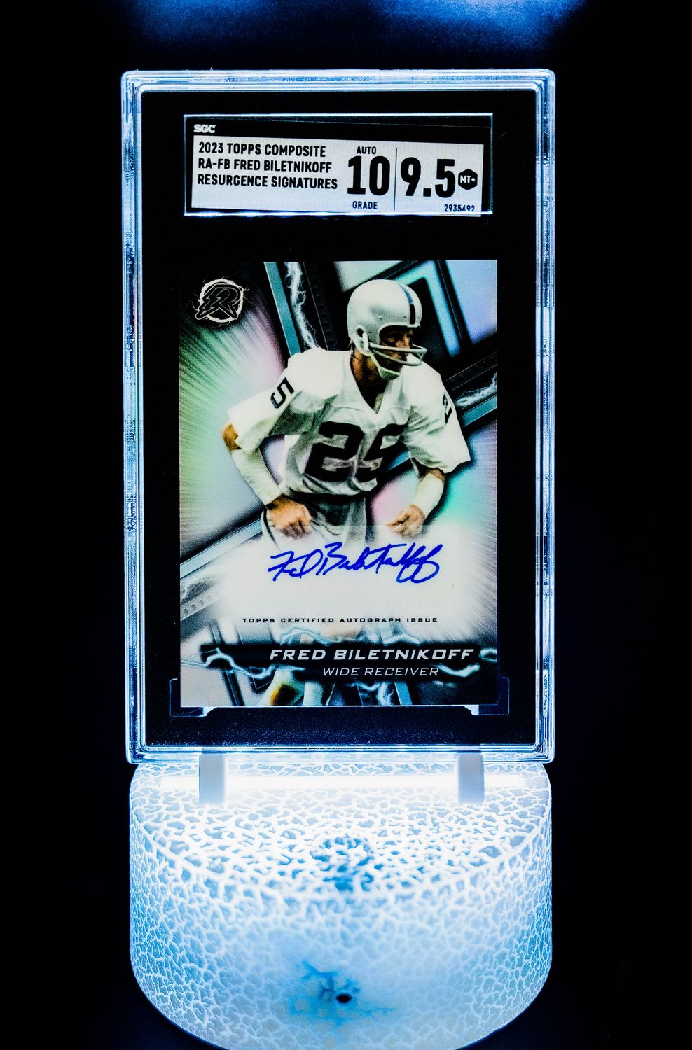 2023 Topps Resurgence Signatures Fred Biletnikoff SGC 9.5 Auto 10 (RA-FB) SGC: #2935492