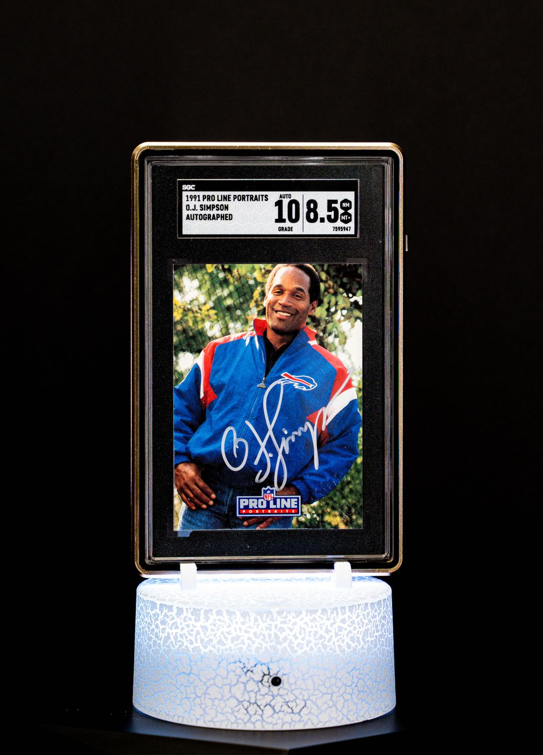 1991 Pro Line Portraits Autographed, O.J. Simpson #None (SGC NM-MT 8.5, Auto 10 SGC: #7595947)