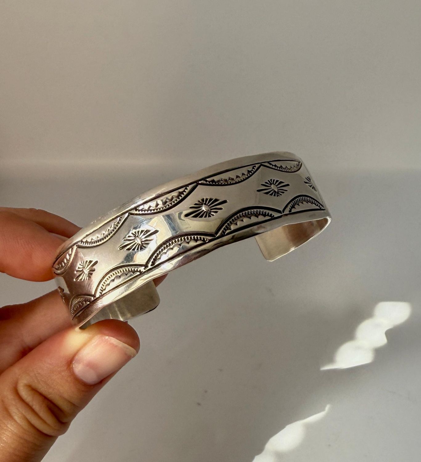 The Frida: Sterling Silver Starburst Cuff