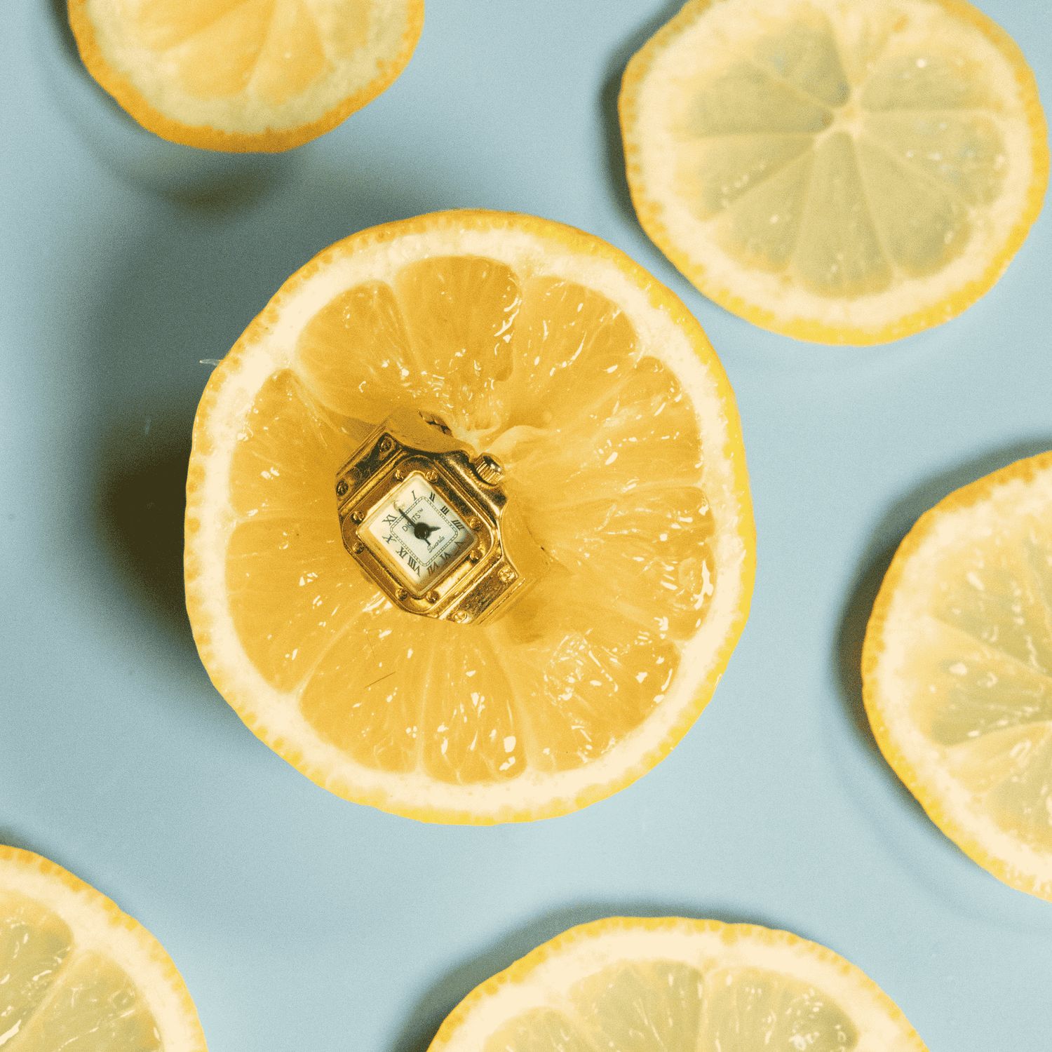 The Digits: Gold Watch Ring