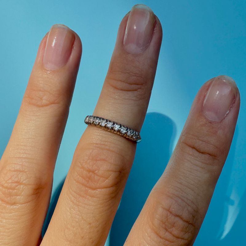 The Geraldine: Platinum and 0.27CTW Diamond Ring