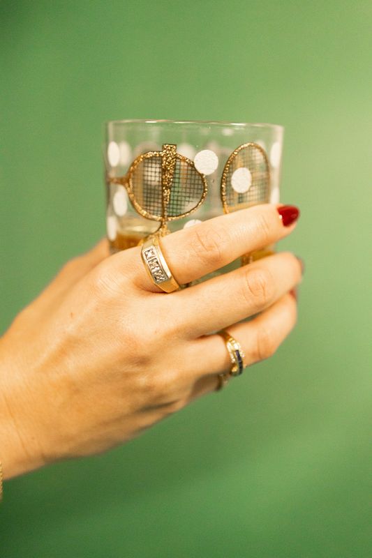 The King: 10K Yellow Gold and 0.15CTW Diamond Ring