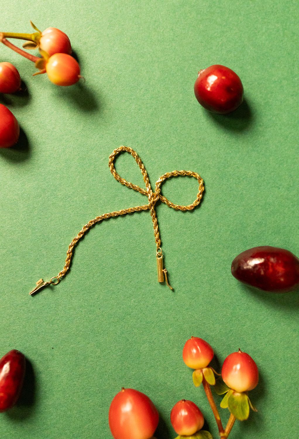 The Lauren: 18K Yellow Gold 7" Rope Chain Bracelet