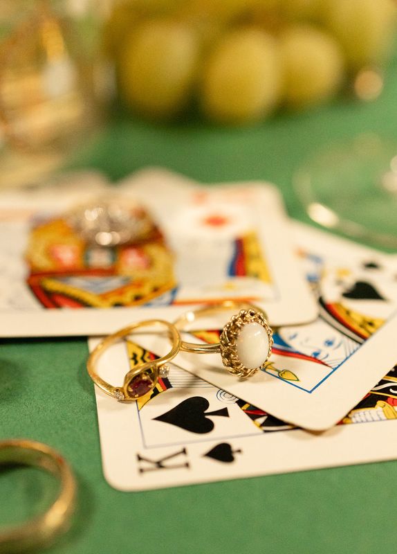 The Marie: 14K Yellow Gold and Opal Ring