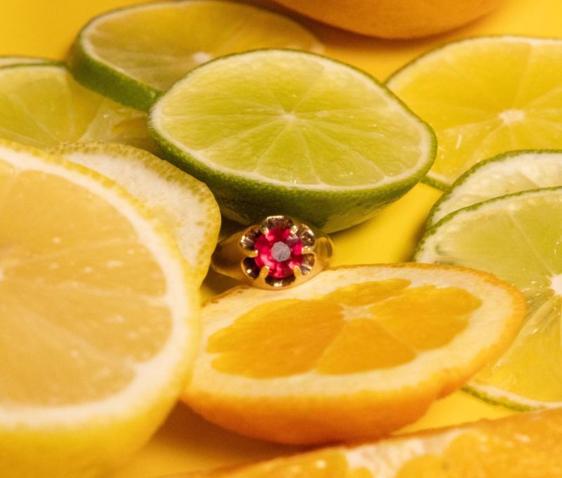 The Valentine: 14K Gold and 1.3C Red Ruby Ring