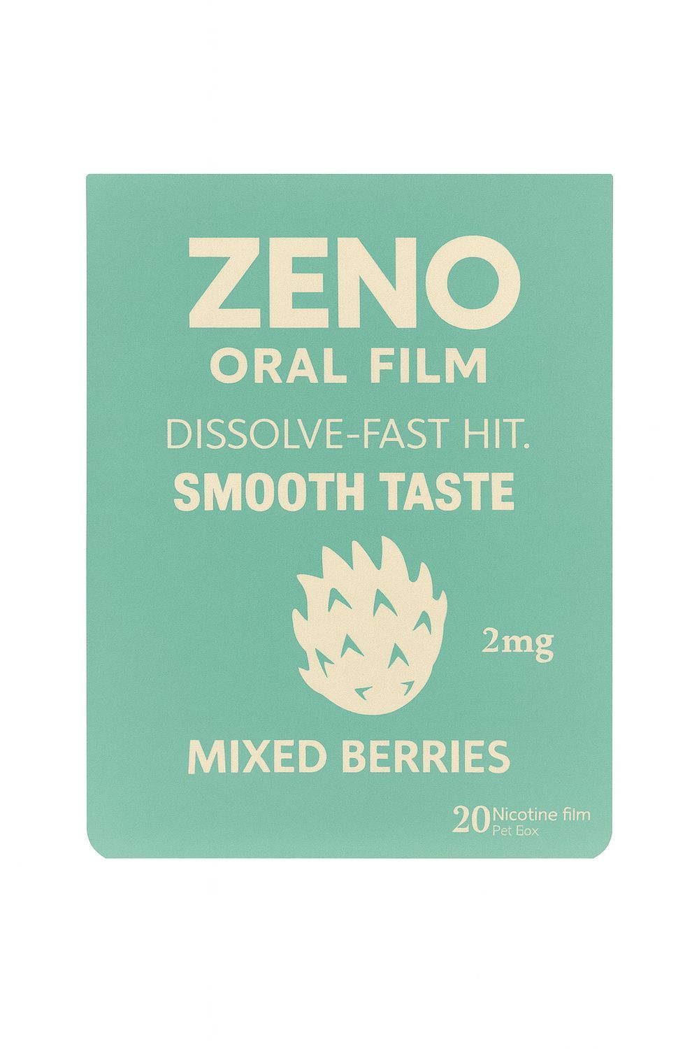 ZENO ORAL FILM MIXED BERRIES 2MG 20 FILMS