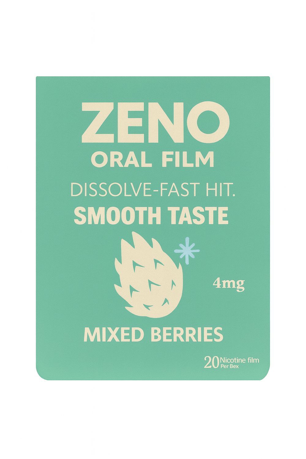 ZENO ORAL FILM MIXED BERRIES 4MG 20 FILMS