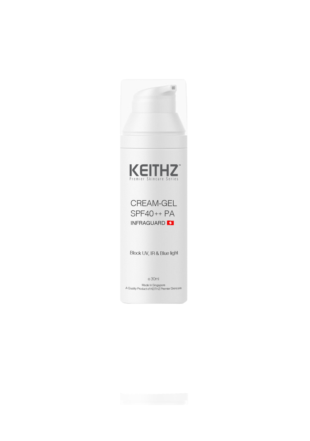 KEITHZ Cream-Gel SPF40++ with InfraGuard
