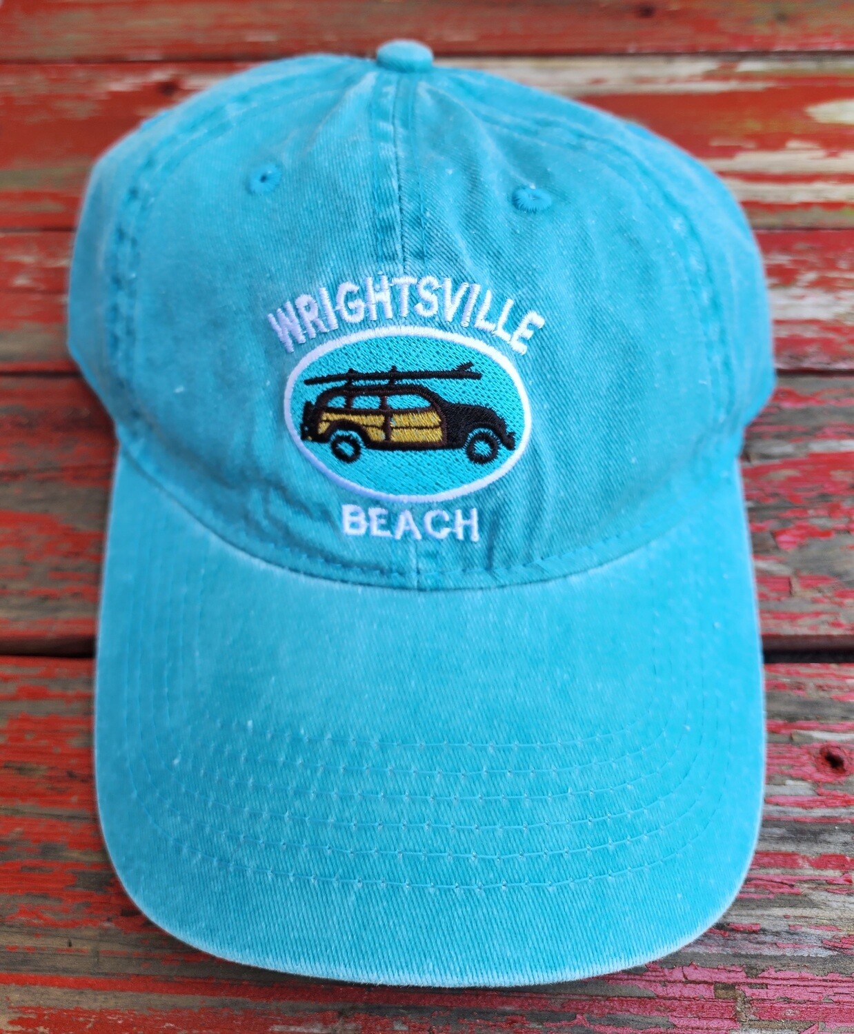 Wrightsville Beach Surf Wagon Hat, Color: Aqua