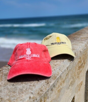 Pineapple Stitched Wrightsville Beach Hat